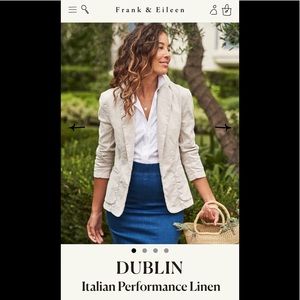 Frank & Eileen Dublin Performance Linen Blazer